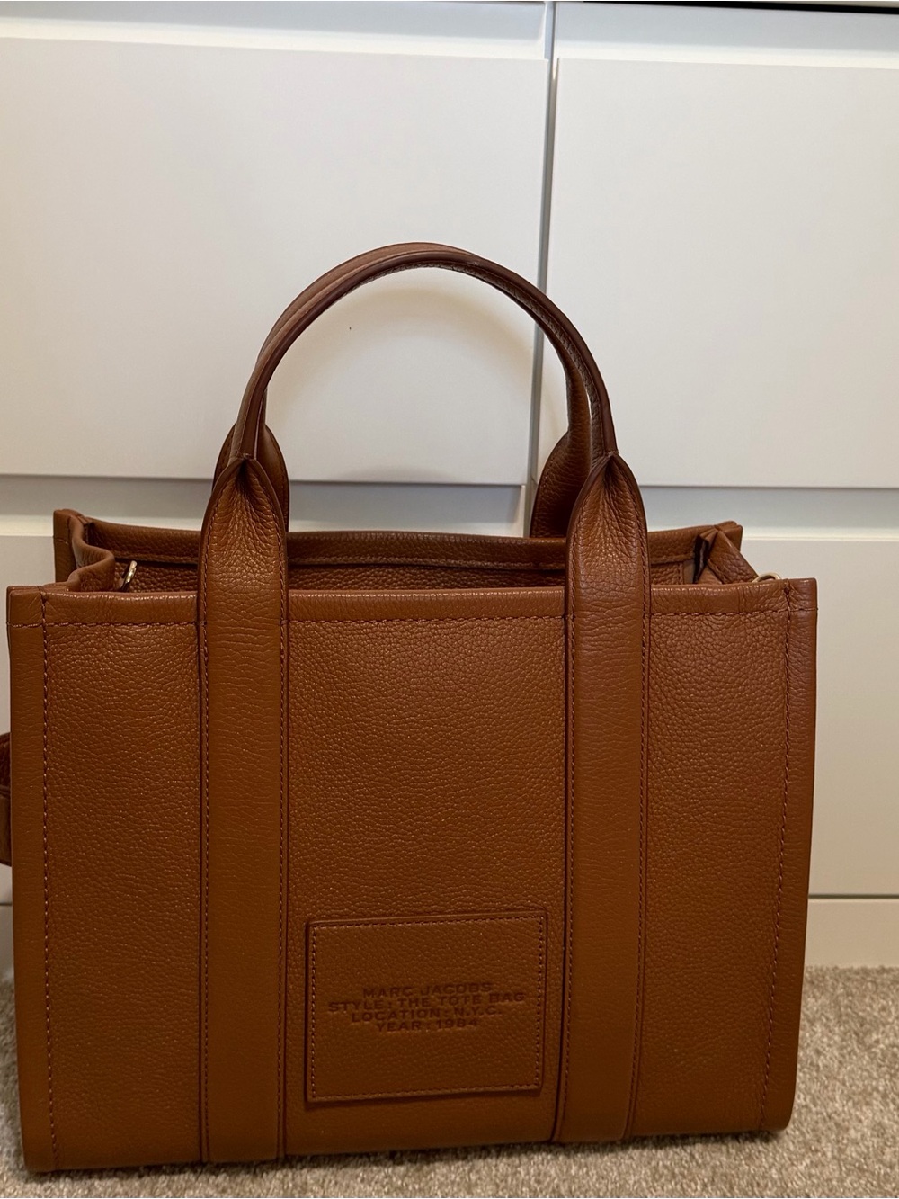 Marc Jacobs Brown Medium size Leather The Tote Bag - Picture 4 of 5